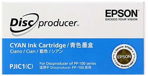 8715946434933 - EPSON CYAN INK CARTRIDGE FOR THE PP-100 DISCPRODUCER BURNER & INKJET PRINTER