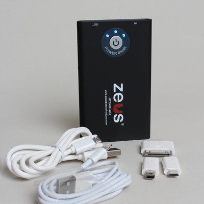 0087169738227 - 3000MAH USB PORTABLE ZEUS POWERBANK (POWER BANK) I5 EXTERNAL BATTERY CHARGER FOR ADRIOD & APPLE