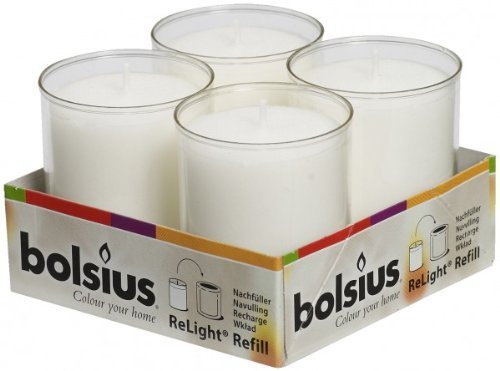8717847066855 - BOLSIUS CANDLES 4 PACK RELIGHT REFILLS FAST POSTAGE