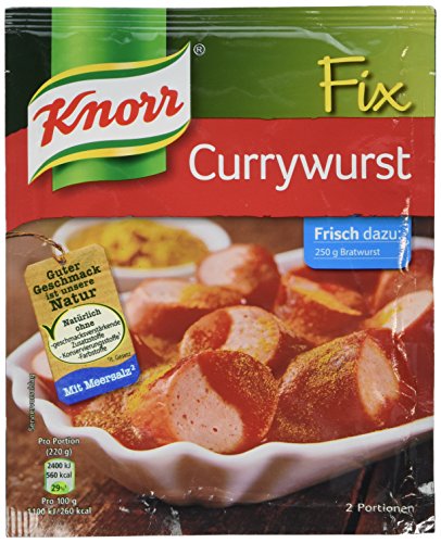 8718114946658 - KNORR FIX FOR CURRYWURST SAUCE MIX -PACK OF 10 PCS