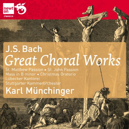 8718247710010 - BACH: GREAT CHORAL WORKS (MASS IN B MINOR, ST JOHN PASSION, ST MATTHEW PASSION, CHRISTMAS ORATORIO)