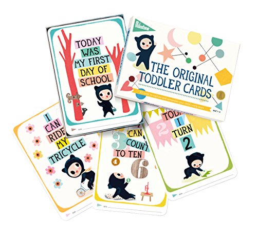 8718564760545 - THE ORIGINAL TODDLER CARDS BY MILESTONE - 30 CARDS WITH MEMORABLE EVENTS THAT OCCUR BETWEEN THE AGES OF 1 AND 4. INCLUDES A FREE POSTER!