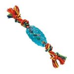 0871864002239 - ORKA PINE CONE DOG CHEW TOY 8 LENGTH WITH STREAMERS REGULAR 1 TOY
