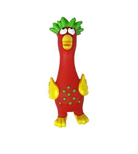 0871864006626 - PETSTAGES 662 LATEX FREE MINI CHICKEN FUN SQUEAKING RUBBER DOG TOY, ASSORTED