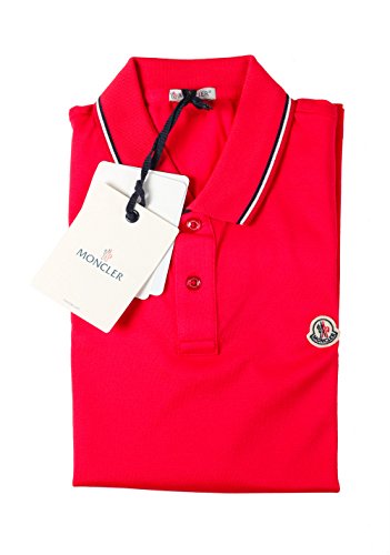 8719425356372 - CL - MONCLER POLO SHIRT SIZE M / 38R U.S. RED