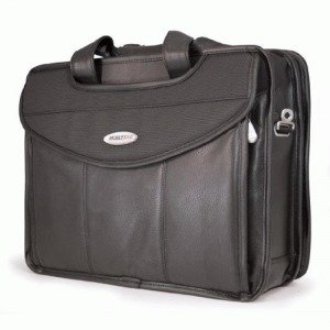 0871981000286 - MOBILE EDGE PREMIUM LEATHER V-LOAD BRIEFCASE 2.0 FOR LAPTOPS (MEVLLP)