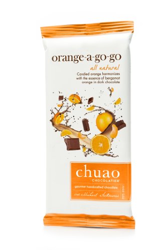 0872629009463 - CHUAO CHOCOLATIER ORANGE A-GO-GO CHOCOLATE BAR (12-PACK)