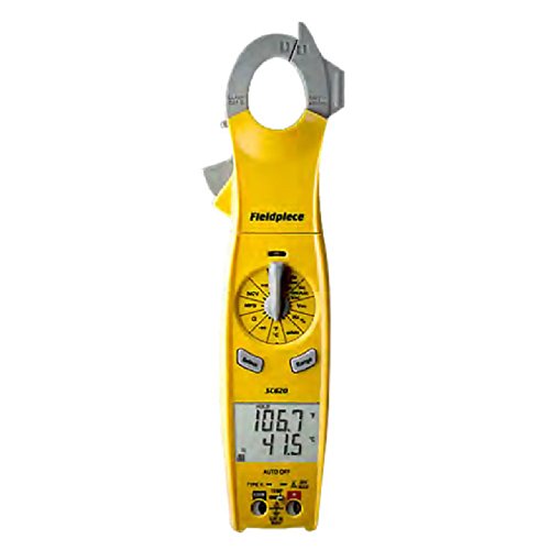 0872641003067 - FIELDPIECE SC640 LOADED CLAMP MULTIMETER WITH SWIVEL HEAD AND LED FLASHLIGHT