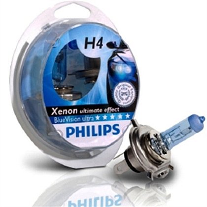 8727900350340 - PHILIPS - BLUE VISION ULTRA H4 (PAIR)