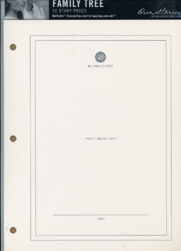 0872901000768 - FAMILY TREE 10 STORY PHOTO PAGES 3-RING BINDER, 8-1/2 X 11