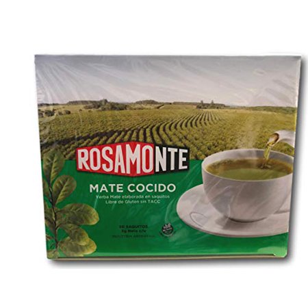 0872920000893 - YERBA MATE ROSAMONTE - MATE COCIDO - 50 TEA BAGS (ENSOBRAR/ENVELOPED)