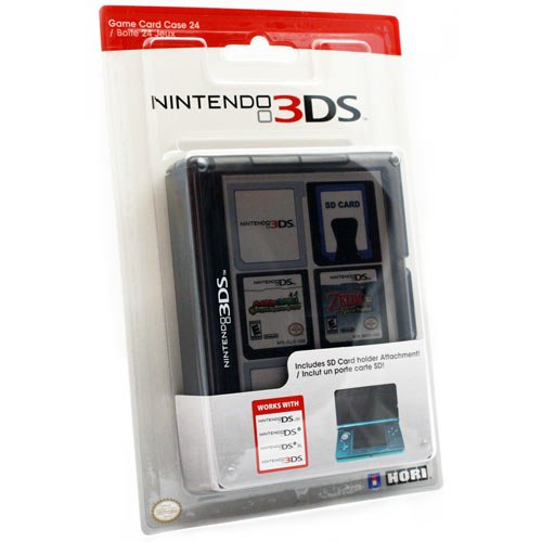 0873124003031 - NINTENDO 3DS GAME CARD CASE 24 - BLACK