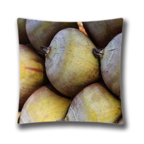 8731320908012 - COCO BABACU PATTERN 18X18 INCH (TWIN SIDES) SQUARE THROW PILLOW CASE BEAUTIFUL DECOR CUSHION COVERS,DIC32263