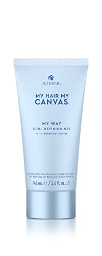 0873509030324 - MY HAIR. MY CANVAS. MY WAY VEGAN CURL DEFINING GEL FOR LIGHTWEIGHT, FLEXIBLE HOLD FOR CURLY, WAVY, AND TEXTURED HAIR, 5.0 OZ
