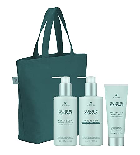 0873509031413 - ALTERNA ALTERNA MY HAIR. MY CANVAS. MORE TO LOVE VEGAN BODIFYING TRIO GIFT SET FOR FULLNESS, TEXTURE, AND MOVEMENT | SHAMPOO, CONDITIONER, AND AIR DRY BALM, 20.4 FL. OZ.