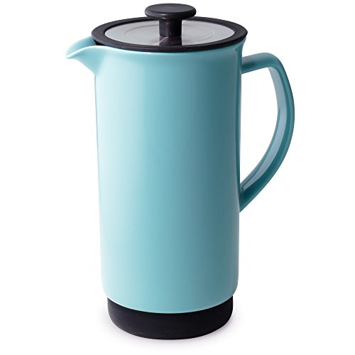 0874118006113 - FORLIFE CAFE STYLE COFFEE/TEA PRESS, 32-OUNCE, TURQUOISE