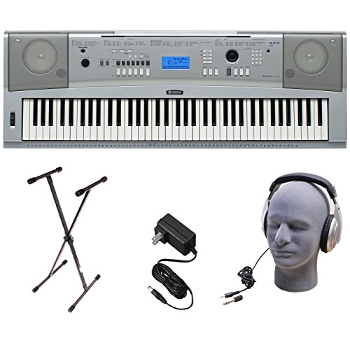 0874171002664 - YAMAHA DGX230 76-KEY DIGITAL PIANO PACK WITH STAND, POWER SUPPLY, AND HEADPHONES