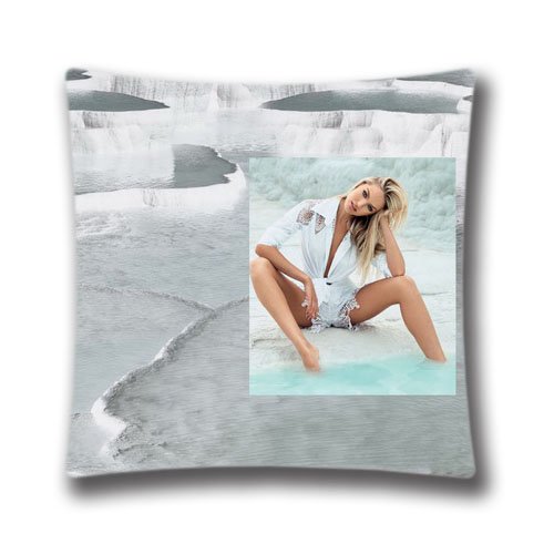8743408307433 - 16X16 INCH (TWIN SIDES) CANDICE SWANEPOEL AGUA DE COCO PERSONALIZED SQUARE THROW PILLOW CASE ABSTRACT DECOR CUSHION COVERS,DIC30840