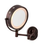 0874479000744 - SEEALL 8 OIL RUBBED BRONZE FINISH DUAL SIDED SURROUND LIGHT WALL MOUNT MAKEUP HARDWIRED MOD 8 IN