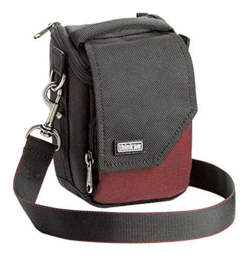 0874530006500 - THINK TANK MIRRORLESS MOVER 5 SHOULDER BAG FOR MIRRORLESS BODY CAMERA WITH SMALL ZOOM OR PANCAKE LENS, DEEP RED