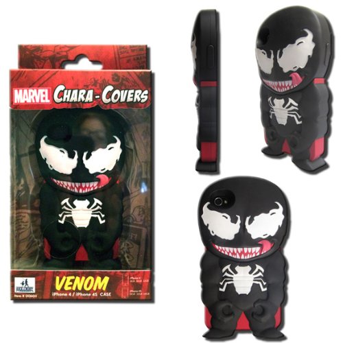 0874982006035 - MARVEL CHARA-COVER SERIES 1 IPHONE COVER 4/4S - VENOM