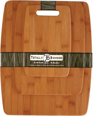 0875118003324 - TOTALLY BAMBOO SET OF 3 BAMBOO CUTTING BOARDS