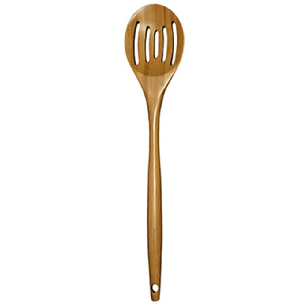 0087511800435 - TOTALLY BAMBOO 20-2079 14 IN. SLOTTED BAMBOO SPOON