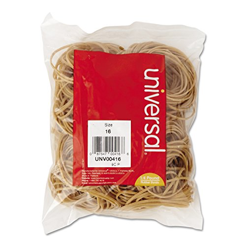 0087547004166 - UNIVERSAL 00416 16-SIZE RUBBER BANDS (475 PER PACK)