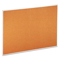 0087547436141 - UNIVERSAL 48 X 36 IN. NATURAL CORK BULLETIN BOARD WITH ALUMINUM FRAME