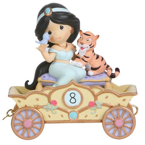 0875555013702 - PRECIOUS MOMENTS DISNEY SHOW CASE COLLECTION COLLECTIBLE FIGURINE, EIGHT IS GREAT JASMINE