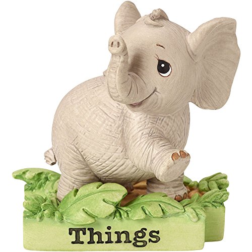 0875555036763 - PRECIOUS MOMENTS 162412 BABY GIFTS, ALL THINGS BRIGHT & BEAUTIFUL, ELEPHANT, RESIN FIGURINE
