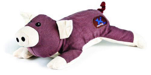 0875854000946 - CHARMING PET OH NATURELLE COUNTRY PET SQUEAK TOY, PIG