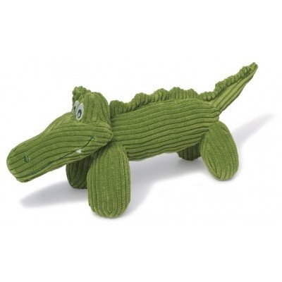 0875854009536 - CHARMING PET PRODUCTS DCA79982S LATEX CORDUROY BALLOON DOG TOY, GARY THE GATOR, SMALL