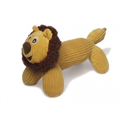 0875854009574 - CHARMING PET PRODUCTS DCA79983XS LATEX CORDUROY BALLOON DOG TOY, LILY THE LION, MINI