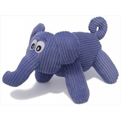 0875854009598 - CHARMING PET PRODUCTS DCA79984S LATEX CORDUROY BALLOON DOG TOY, EMMA THE ELEPHANT, SMALL