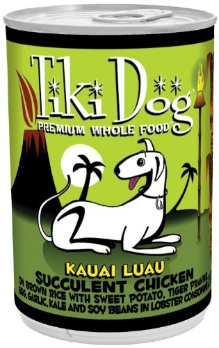 8759920007553 - TIKI DOG CANNED FOOD FOR DOGS, KAUAI CHICKEN AND PRAWN RECIPE (PACK OF 12 14-OUNCE CANS)