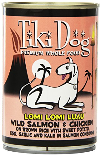 8759920007584 - TIKI DOG CANNED FOOD FOR DOGS, LOMI LOMI SALMON AND CHICKEN RECIPE(PACK OF 12 14-OUNCE CANS)