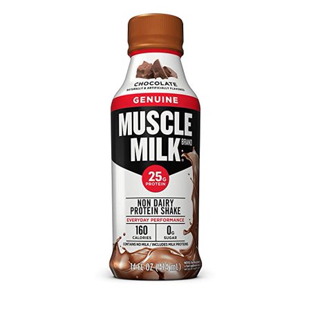 0876063000208 - CYTOSPORT MUSCLE MILK RTD NUTRITIONAL SHAKE CHOCOLATE-12 PACK READY TO DRINK