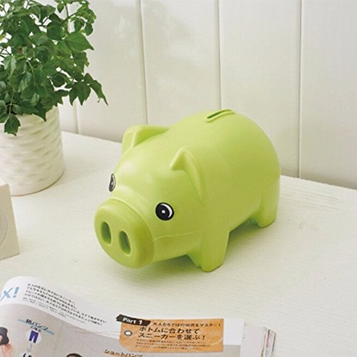 8761242704553 - MONEY BOXES CUTE PLASTIC PIGGY BANK SAVING CASH COIN MONEY BOX CHILDREN TOY KIDS GIFTS HOME COLLECTION