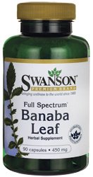 0087614111322 - FULL-SPECTRUM BANABA LEAF 450 MG,90 COUNT