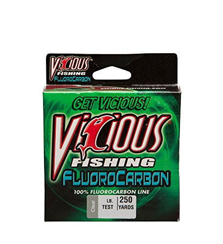 0876152002380 - VICIOUS 200 YARD 17-POUND TEST FLUOROCARBON FISHING LINE