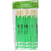 0876416098715 - 1 X GREEN LABEL BAMBOO DISPOSIABLE CHOPSTICKS 30-PAIRS PACK