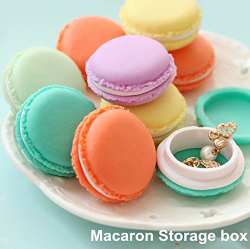 0000876535712 - IMAGINE STORE 6PCS CANDY COLOR MINI MACARON GIFT BOX JEWELRY RING CARRYING CASE SUNDRIES STORAGE BOXES PORTA JOIAS PILL ORGANZIER