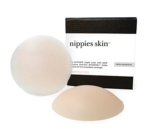Nippies Skin ORIGINAL Hypoallergenic Nipple Covers Pasties with ADHESIVE CREME COLOR 