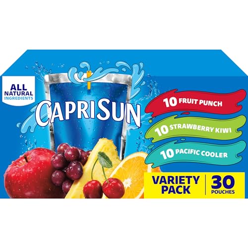 0087684010365 - CAPRI SUN FLAVORED JUICE DRINK VARIETY PACK, 30 CT - POUCHES, 180 OZ BOX
