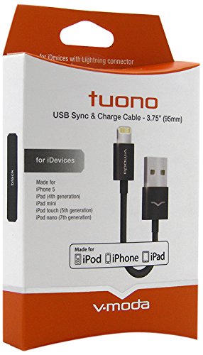0877653006174 - V-MODA USB SYNC & CHARGE TUONO CABLE