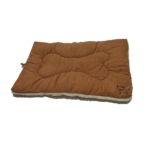 0878190004791 - PET CRATE MAT IN LIGHT BROWN FAUX SUEDE SIZE X-LARGE 28 W X 42 L