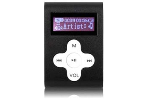 0878376001286 - MACH SPEED 2GB ECLIPSE MP3 PLAYER WITH DISPLAY, CLIP-ON STYLE AND SHUFFLE MODE - BLACK (ECLIPSE-CLD2BK)