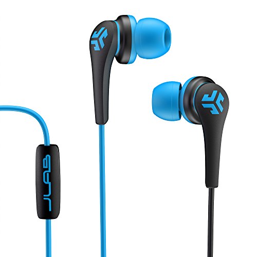 0878376004423 - JLAB CORE HI-FI NOISE ISOLATING EARBUDS WITH MIC AND CUSH FIN TECHNOLOGY (BLUE/B