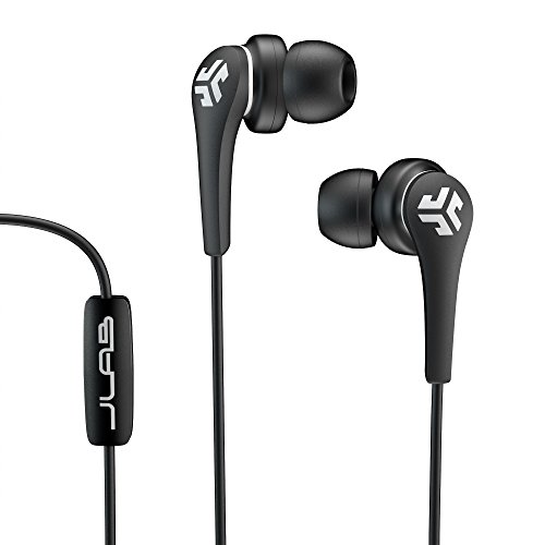 0878376004430 - JLAB CORE HI-FI NOISE ISOLATING EARBUDS WITH MIC AND CUSH FIN TECHNOLOGY (BLACK)